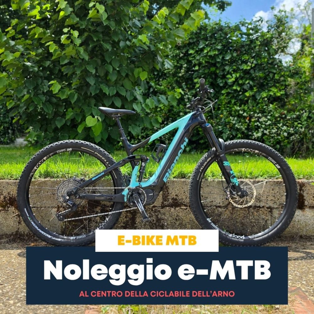 Noleggio e-Bike MTB in Casentino