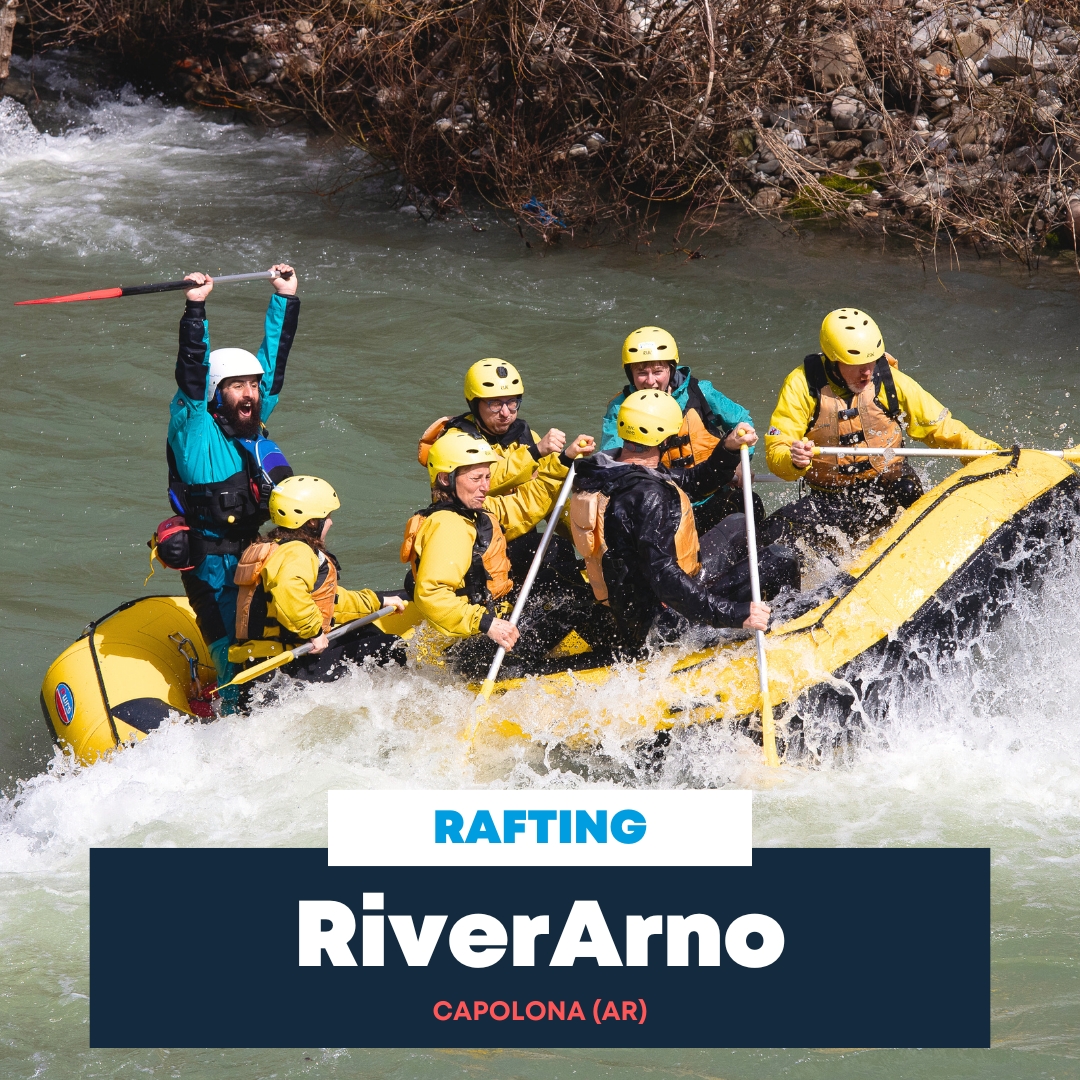 Rafting sull&rsquo;Arno in Casentino